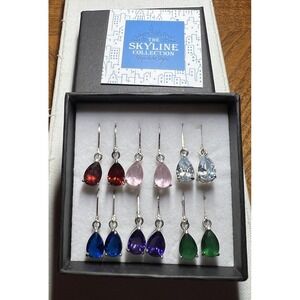 "The Skyline Collection" Cubic Zirconia Earrings (Set Of 6)
